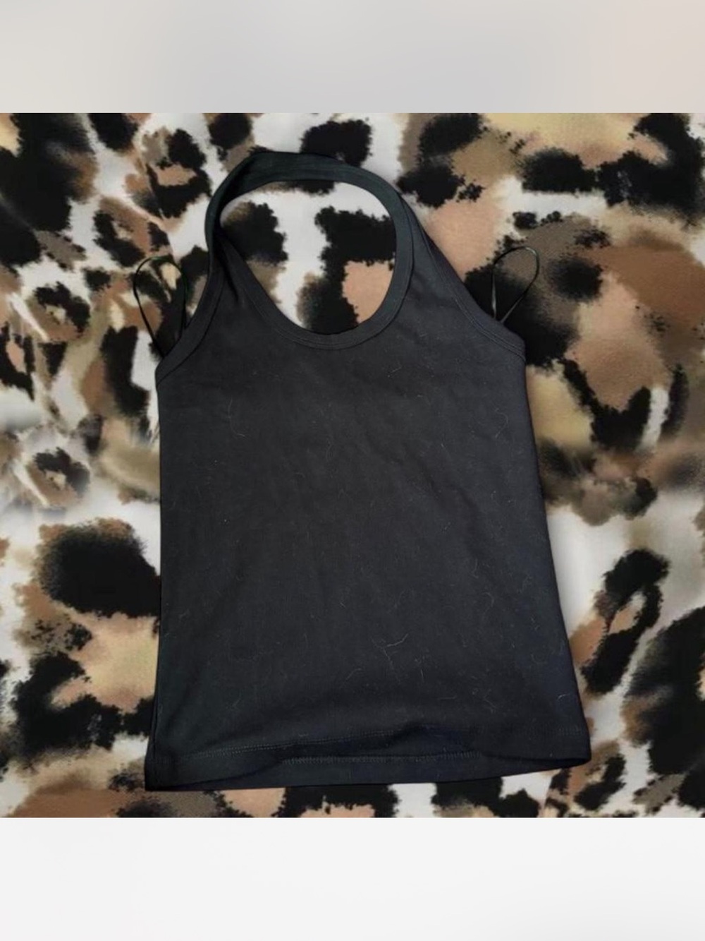 H&M Black Halter Neck Tank Top